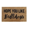 thumbnail image 1 of Dsscvnef Welcome Sign Doormat for Dog Lovers Bull Dogs Pet Owner Non Entry Rug Home Mat, 1 of 4
