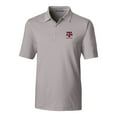thumbnail image 2 of Men's Cutter & Buck  Gray Texas A&M Aggies Alumni Logo Forge Pencil Stripe Stretch DryTec Polo, 2 of 3