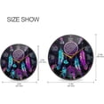 thumbnail image 2 of Dream Catcher Wall Clock Round Silent Non Ticking Battery Operated Accurate Arabic Numerals Design Clocks for Home Kitchen Living Room Bedroom 9.5inch Home Decor, 2 of 6