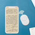 thumbnail image 2 of Remote Controller Selfie Compact Portable for Camera Phone Video Likes - White, 2 of 8