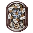 thumbnail image 7 of Seiko Ballerina Melodies in Motion Music Brown Quartz Analog Traditional Wall Clock QXM297BRH, 7 of 7