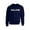 Navy Blue, variant on Animal House 'College' Crew Neck Sweatshirt-Navy-medium