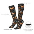 thumbnail image 4 of Rateoe Forest Elf Pattern Women’s Knee High Crew Socks,Trouser Socks Comfortable, Breathable, Moisture-Wicking and Soft, 4 of 6