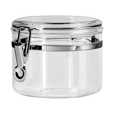 Oggi 28-Ounce Clear Acrylic Canister with Locking Clamp