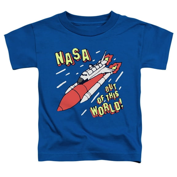 Nasa Out Of This World Toddler T-Shirt Royal Blue