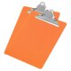 thumbnail image 1 of Portapapeles Duro Tablero Grande Capacidad Clip 8,9x12,6 Pulgadas A5 Carta Tamaño Poliestireno para Aula Oficina Arte, Naranja Paquete de 2 Unique Bargains portapapeles, 1 of 6