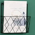 thumbnail image 2 of 2X Wall Mounted Bookshelf Door Hanging Organizers Wall Magazine Book Shelves Hanging Wall Files Wire Wall Book Rack-A, 2 of 6