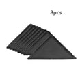 thumbnail image 3 of serony 8Pcs Area Rug Pad Non Anti Curling Carpet Mat Tape Self - Reusable Wood Floor Stickers Black 1Set, 3 of 6