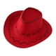thumbnail image 2 of Sombrero vaquero del oeste, sombrero infantil, sombrero vaquero, sombrero de disfraz, transpirable con Rojo, 2 of 9
