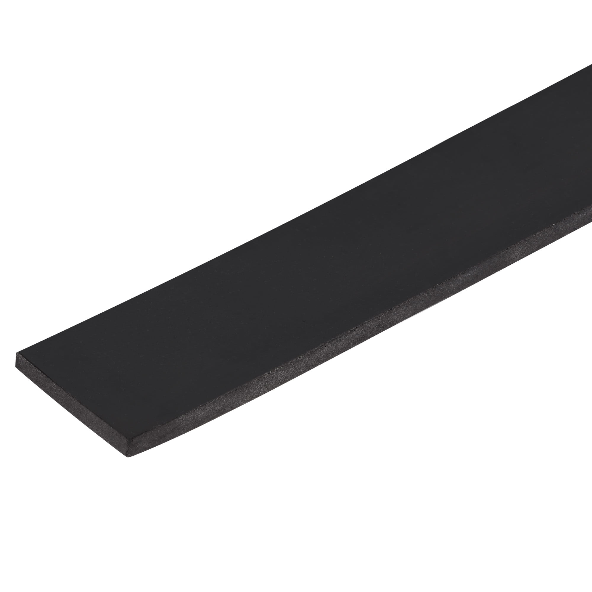 Uxcell EPDM Rubber Sheet Black with Adhesive 2'' Length 36'' Width 0.39'' Thick for Door Sealing