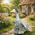 thumbnail image 2 of Ccwuwei Porch Goose 23 inch Clothes Fall, Porch Goose Clothes with Headwear, Fits 19"/23" Geese Statue for Holiday Decor Gift for Collectors, 2 of 9