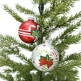 thumbnail image 3 of Holiday Time Dia 65mm 4Ct Candycae Glass Ornament, 3 of 5