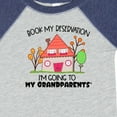 thumbnail image 4 of Inktastic Book My Reservation I'm Going to My Grandparents'- House Boys or Girls Baby Bodysuit, 4 of 5