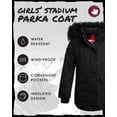 thumbnail image 2 of Canada Weather Gear Girls Winter Coat Long Length Faux Fur Puffer Ski Jacket Insulated Fleece Parka, 2 of 7