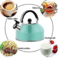 thumbnail image 2 of 2.0l Whistling Kettle Polished Quality Stainless Steel 2.0 Litres Camping Kettle, 2 of 5