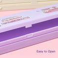 thumbnail image 4 of Caja de papelería plegable NBX, estuche para lápices, almacenamiento de doble capa, 4 of 8