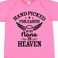 thumbnail image 4 of Inktastic Handpicked for Earth by My Nana in Heaven with Angel Wings Boys or Girls Baby Bodysuit, 4 of 5