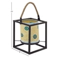 thumbnail image 3 of Benzara 45638 Captivating Metal Mosaic Lantern - 10 in. H, 3 of 3