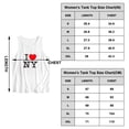 thumbnail image 3 of I Love NY Women's Tank Top, Classic New York Sleeveless Tee XL, 3 of 6