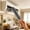 Gray-GY, variant on Long handle duster, cleaning wand, 17.72 inch bendable microfiber brush, hanging hole reserved, for ceiling fan blinds room corner dust removal work