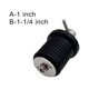 thumbnail image 5 of Scienceny Tapón de drenaje para cubierta, suministros para barcos, accesorios de kayak de acero inoxidable, pieza de repuesto práctica para Bombillas para automóviles como se muestra 1-1/4 pulgadas, 5 of 6