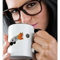thumbnail image 2 of 3drose, Cute Kawaii Cannon and Cannonball, 11oz Two-tone Black Mug, 2 of 6