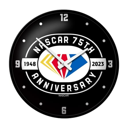 NASCAR 17.5" Modern Disc Wall Clock