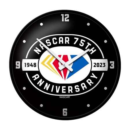 NASCAR 17.5 Modern Disc Wall Clock