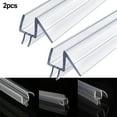thumbnail image 1 of 2-Pack Shower Door Bottom Seal Sweep for Frameless Glass Rail, 1 of 11