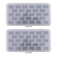 thumbnail image 1 of SOPOTUTU 2Pcs Transparent Cover Bobbin Organizer Case with Sponge for Sewing Workshop Storage, 1 of 8