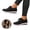 Black, variant on Willtoo Sneakers For Women Round Toe Lace Up Casual Platform Sneakers Comfort Wedge Heel Lightweight Walking Shoes for Daily Wear