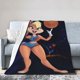 thumbnail image 2 of Manta de dibujos animados de Bugs Bunny, manta de vellón ultra suave y acogedora de lujo para sofá cama, mantas de franela cálidas para todas las estaciones, ropa de cama para niños, adolescentes y, 2 of 7