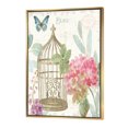 thumbnail image 1 of Vintage Floral Birdcage I - Traditional Framed Canvas, 1 of 3