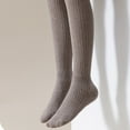 thumbnail image 6 of KAUOD Girls Ribbed Knit Tights Fleece Thermal School 𝐔niform Full Length Footed Leggings Kids Toddler Opaque Dance Pantyhose, 6 of 8