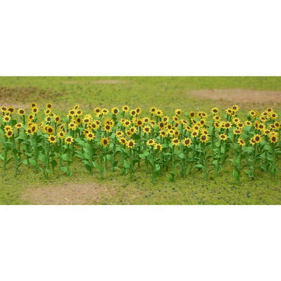 JTT Scenery Products Flowering Plants Series Sunflowers, 2"