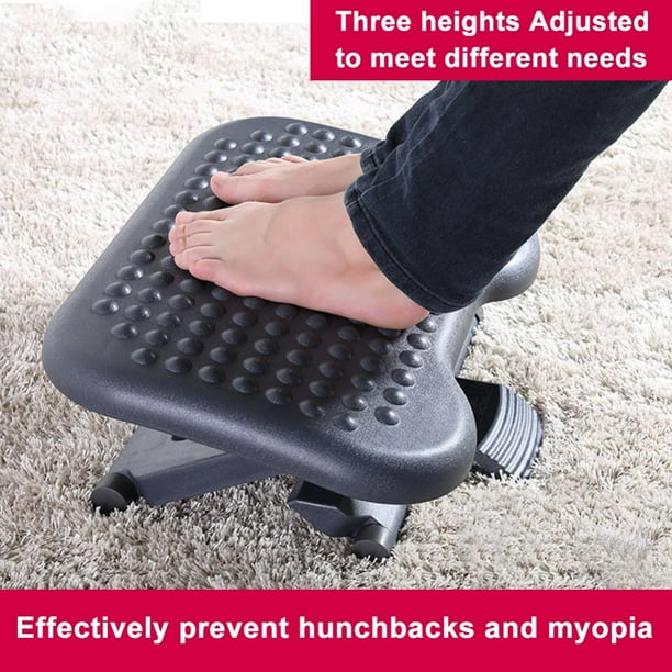 Vbestlife Adjustable Height Foot Rest Stool Ergonomic Portable