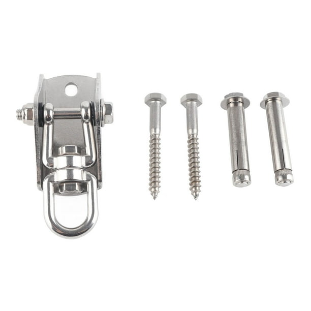 Colgador de columpio de alta resistencia, Kit para colgar hamaca, ganchos de suspensión de columpio de acero inoxidable, colgador de columpio giratorio construido para precisión Jadeshay A