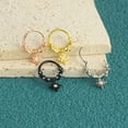 thumbnail image 5 of Juego de anillos para la nariz de acero inoxidable con circonita y ópalo, estilo europeo y americano, joyería para perforar la nariz con las uñas, 5 of 5