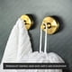 thumbnail image 3 of Gancho con ventosa Toallero de baño con potente ventosa Gancho para ducha Soporte para albornoz montado en la pared Gancho para ropa con ventosa Paño de cocina sin taladrar en acero inoxidable dorado, 3 of 5