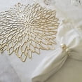 thumbnail image 5 of Juego de 12 servilleteros de perlas TANGJMXG dorados para decoración de mesa 1,8 cm blanco, 5 of 5