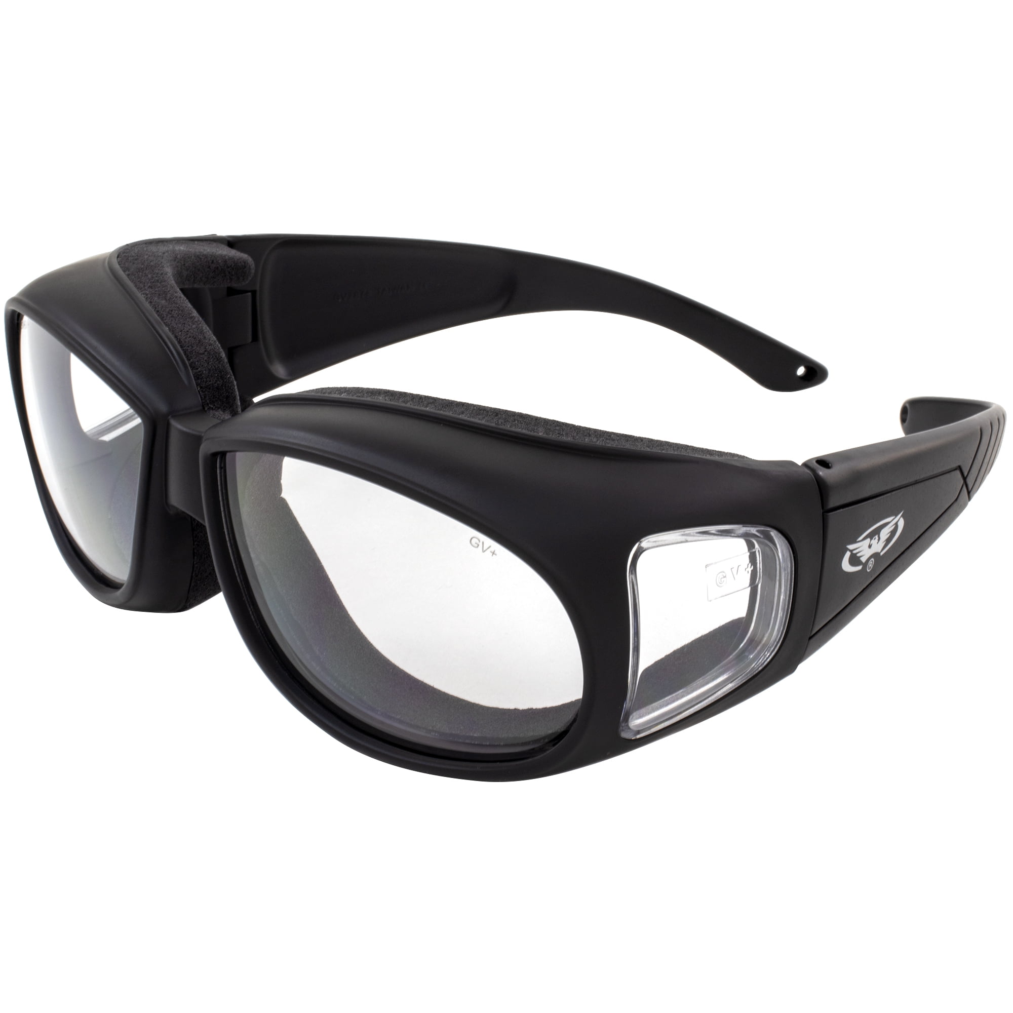 Global Vision Eyewear Eliminator Deluxe Anti-Fog Goggles with Storage Bag 