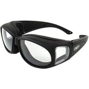 OUTFITTER - Photochromic Light Adjusting Lenses- Motorcycle Sunglasses - FREE Rubber EAR LOCKS