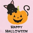 thumbnail image 2 of CafePress - Happy Halloween Cat Body Suit - Baby Light Bodysuit, Size Newborn - 24 Months, 2 of 4