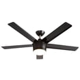 thumbnail image 3 of ventilador de techo merwry 52" led integrado para interior negro, 3 of 8