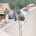 thumbnail image 3 of Every Moment Counts Baby Bathtub Faucet Cover, Bathtub Faucet Baby Shower Protection Cover, Baby Bath Spout Cover, Soft Silicone Bathtub Faucet Safety Toys with 2 Small Toys, Universal Fit, Gray, 3 of 9
