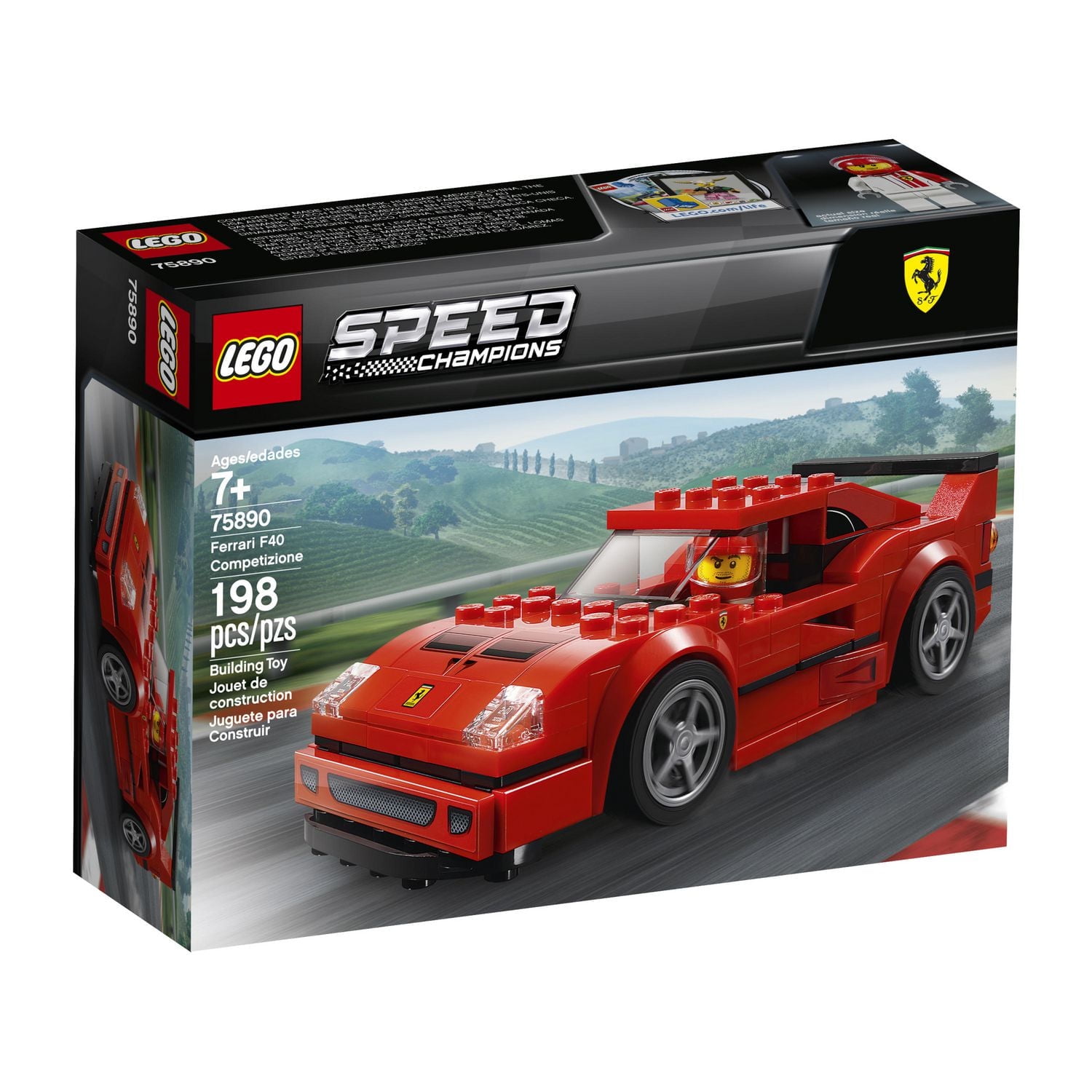 Ferrari MiniCar collection V 18台セット LEGO Speed Champions Ferrari F40 Competizione 75890 Building Kit