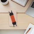thumbnail image 4 of Raindrops Orange Elastic Phone Grip Strap with Antislip Design for OneHanded Operation and Universal Compatibility, 4 of 7