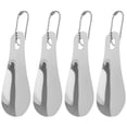 thumbnail image 5 of 4pcs Stainless Steel Shoehorn Keychains Portable Shoe Horn Senior Shoe Horn Boot Shoehorn, 5 of 7