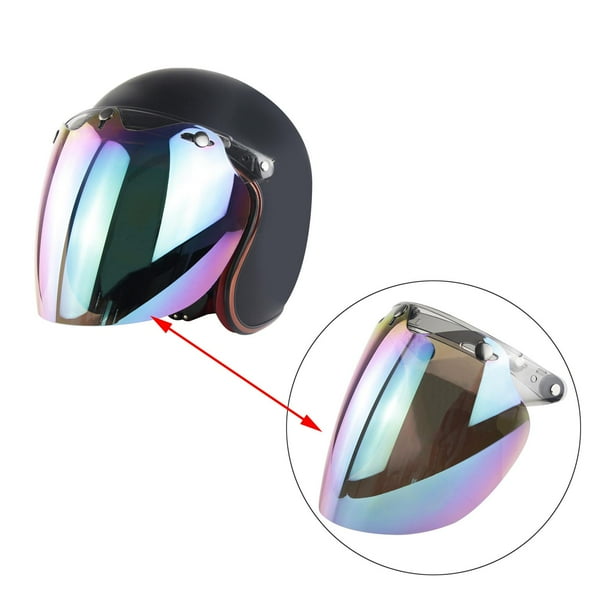 Visor de casco Yotijar Snap para motocicleta parabrisas Front