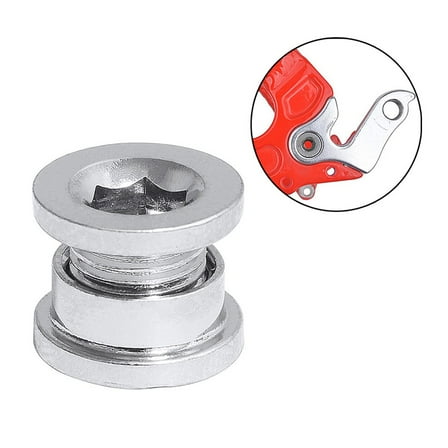 2 Pcs Bike Bicycle Standard Rear Derailleur Gear Mech Hanger Bracket Nut & Bolt Bicycle Tripod Frame Tail Hook Screw Cycling